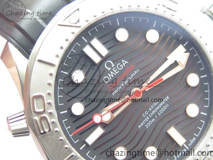 0121 BestValue Seamaster Diver 300M Nekton VSF 1:1 Best Edition Black Dial on Black Rubber Strap A 7886